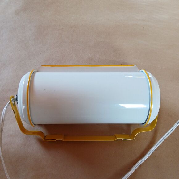 Vintage 1970s Underwriter Laboratories Inc P-8660 Hanging Light Fixture White - Picture 3 of 8